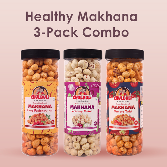 Healthy Makhana 3-Pack Combo