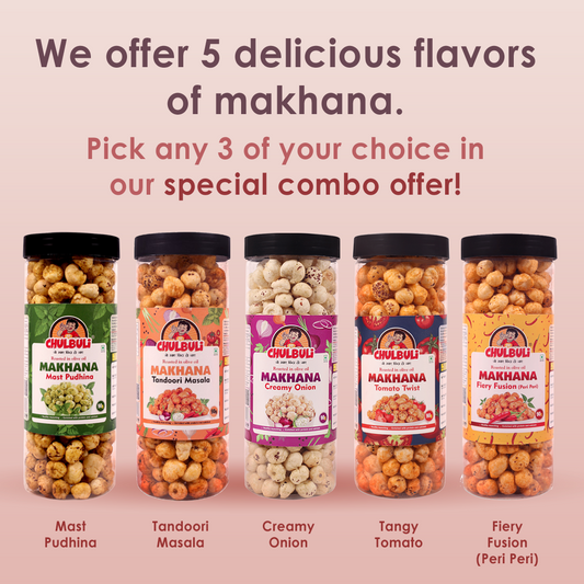 Healthy Makhana 3-Pack Combo