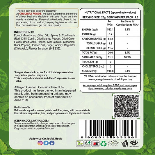 Mast Pudhina Flavoured Makhana 90 Gm