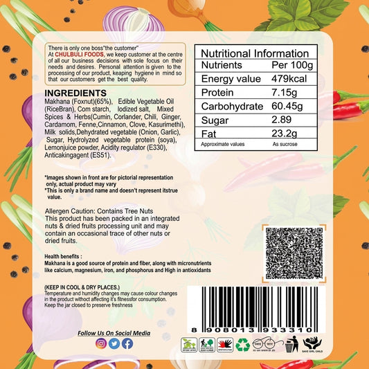 Tandoori Masala Flavoured Makhana 90 Gm